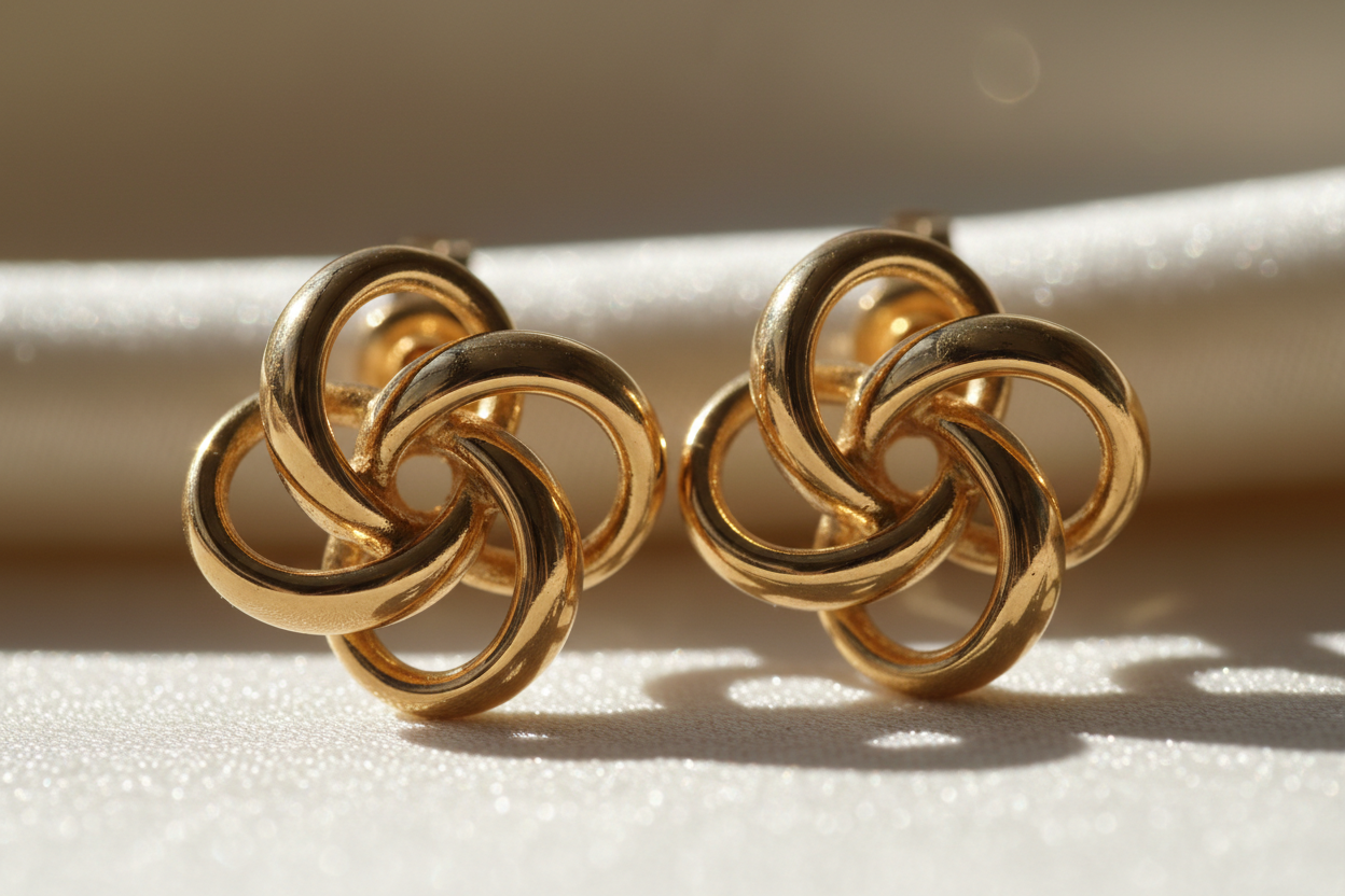 Classic Gold Look Earrings
